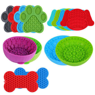 Honden in de douche Huisdier schalen Voeders Pootjes Lik Pad Silicone Mat voor honden Katten 109G