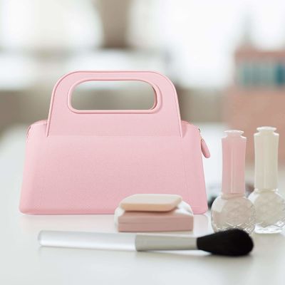 Kleurrijke op maat gemaakte siliconen ritszak voor de opslag van cosmetica en toiletgoed voor vrouwen