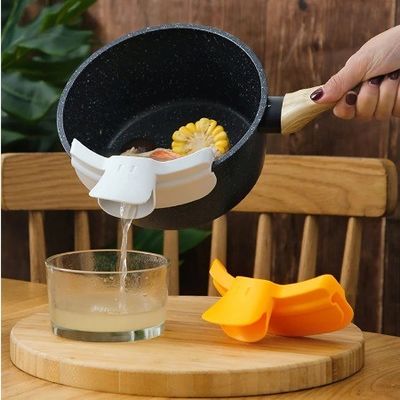 Ronde mond deflector trechter Silicone anti-verspilling Duckbill Drain Pans voor keuken gadgets