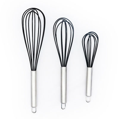 Multifunctionele siliconen ei whisk roeren gereedschappen voor thuis keuken 8/10/12 inch Beater