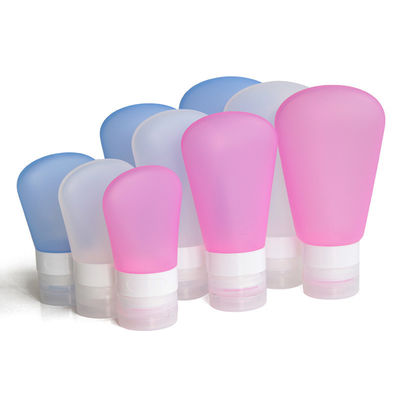 Comfortabele siliconen reisflesset Volume 37 ml / of aangepast 89 ml Proefmonster Gratis monster