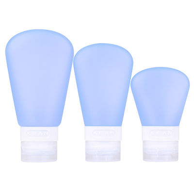 Comfortabele siliconen reisflesset Volume 37 ml / of aangepast 89 ml Proefmonster Gratis monster