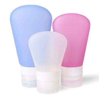 Comfortabele siliconen reisflesset Volume 37 ml / of aangepast 89 ml Proefmonster Gratis monster