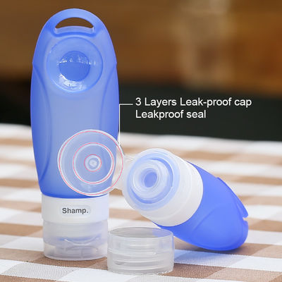 60M Volume Persoonlijke Zorg Industriële lekbestendige Silicone Reisfles Set TB02 Kit