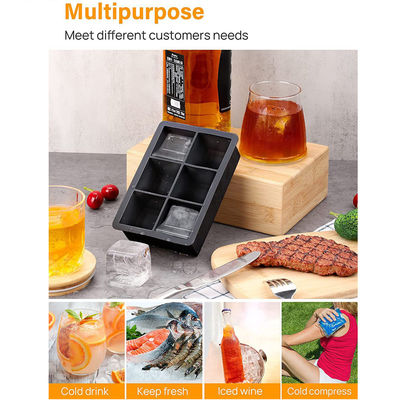 IJsmolding Functie Vierkante Silicone IJskubbakken Set voor Whisky Cocktails Bourbon