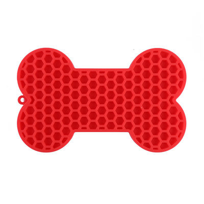 Honden in de douche Huisdier schalen Voeders Pootjes Lik Pad Silicone Mat voor honden Katten 109G