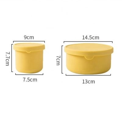 Keuken Voedselopslag Ronde Silicone Lunchbox Bento Box met BPA-vrij en vers