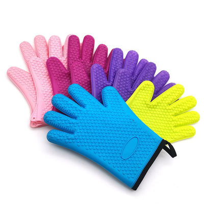 Gepersonaliseerde warmtebestendige siliconen kookhandschoenen voor hotpothouder in de keuken