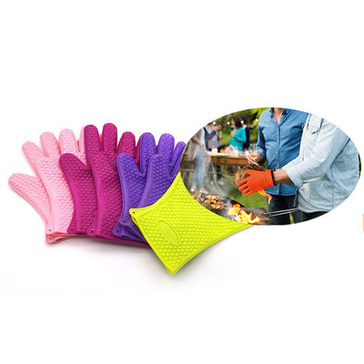 Gepersonaliseerde warmtebestendige siliconen kookhandschoenen voor hotpothouder in de keuken