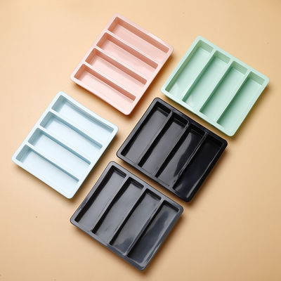 Multicolor 4 Rasters IJskubbakken Vormen met voedselkwaliteit siliconen materiaal 17*14.3*3.6cm