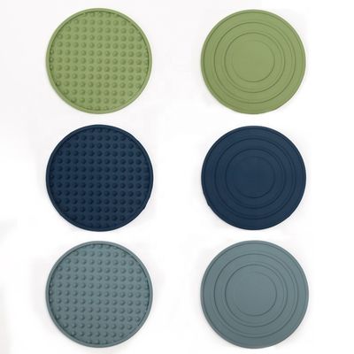 Silicone geïsoleerd kussen kust functie Home Deco Cute Coaster Custom Designs