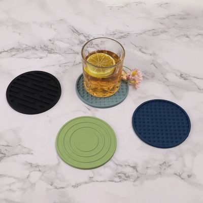 Silicone geïsoleerd kussen kust functie Home Deco Cute Coaster Custom Designs