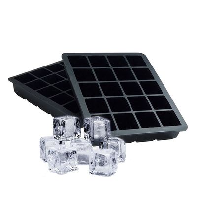Silicone ijsblokbak 15*12,3*2,3 cm voor vriezer Makkelijk loslaten Vierkantvormige ijsvorm