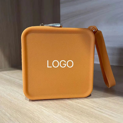 Gepersonaliseerde juwelenopslagdoos 100% voedselkwaliteit siliconen make-up zak voor meisjeszakken
