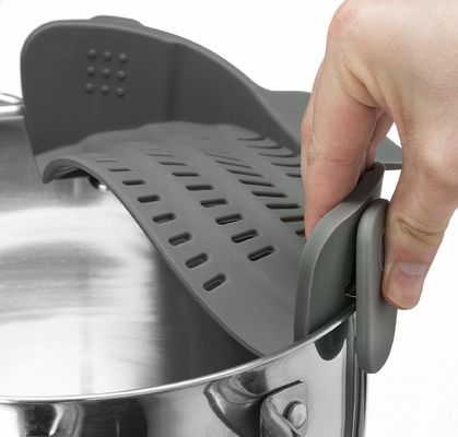 Verstelbare siliconen klemmen De perfecte pasvorm voor gereedschappen Type Colander Filters en POTS