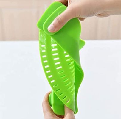 Verstelbare siliconen klemmen De perfecte pasvorm voor gereedschappen Type Colander Filters en POTS