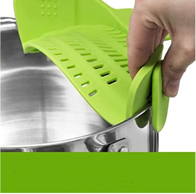 Verstelbare siliconen klemmen De perfecte pasvorm voor gereedschappen Type Colander Filters en POTS