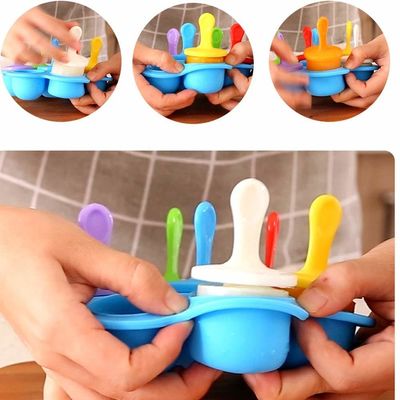 145g herbruikbare siliconen ijspop maker met stick top best verkopende BPA-vrije popsicle vorm