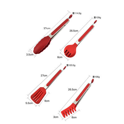 Huis Keuken Restauranten Gereedschap Voedsel Tong Set voor BBQ Salade en Barbecue Steak 3 stukken