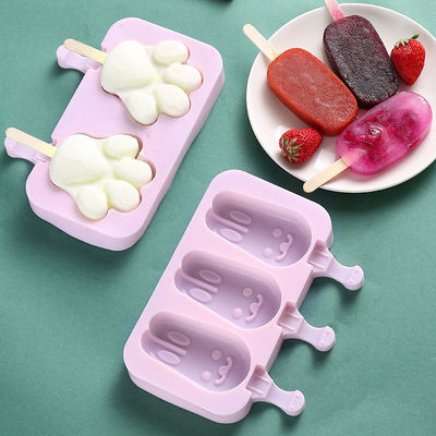 BPA-vrij op maat gemaakt ontwerp Silicium ijsje Popsicle Schimmel maken met stok
