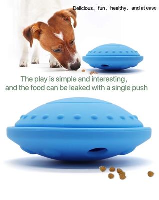 Interactieve voedselbal speelgoed Duurzame siliconen kauwbal voor honden Treat Puzzle en training