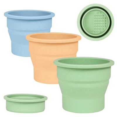 Schoonheid ei reinigingsmiddel Wellfine Silicone vouwborstel Reiniger Cup voor schoonheidszorg