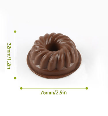Nonstick siliconen donut pan vormen ideaal voor bakken en in verschillende vormen opgeslagen