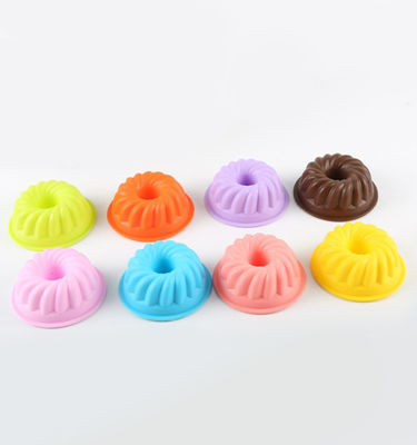Nonstick siliconen donut pan vormen ideaal voor bakken en in verschillende vormen opgeslagen