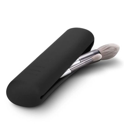 Moderne design 100% voedselkwaliteit siliconen cosmetische borstel opslagdoos met magneet sluiting