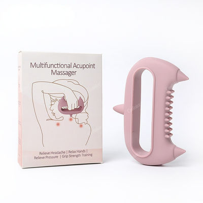 Hals Silicone massagetoestel voor belangrijke meridianen Borstelen en gezichtsaccu-massage