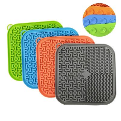 Pet Slow Feeder Silicone Lip Mat voor Katten en Honden Eco-vriendelijke Custom Pet Bowl