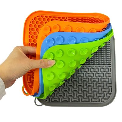 Pet Slow Feeder Silicone Lip Mat voor Katten en Honden Eco-vriendelijke Custom Pet Bowl