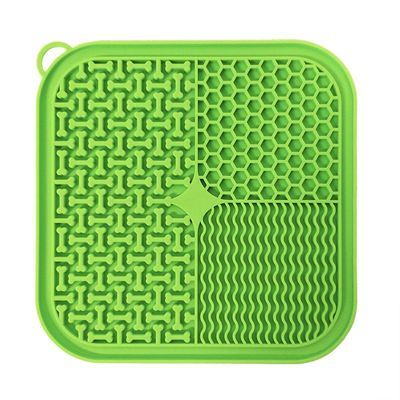 Pet Slow Feeder Silicone Lip Mat voor Katten en Honden Eco-vriendelijke Custom Pet Bowl