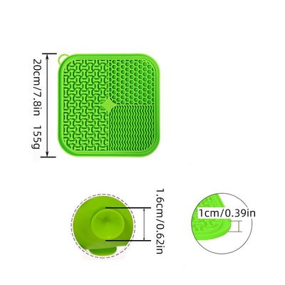 Pet Slow Feeder Silicone Lip Mat voor Katten en Honden Eco-vriendelijke Custom Pet Bowl