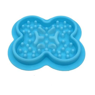 Silikon pet bowl voor langzaam voeden anti verstikking en omdraaien OEM/ODM aanvaard