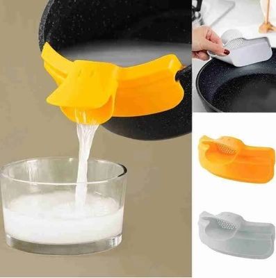 Ronde mond deflector trechter Silicone anti-verspilling Duckbill Drain Pans voor keuken gadgets