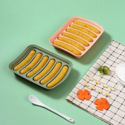 17.5*14cm Silikon worstvorm voor baby Complementary Food Food Grade Hot Dog Mould