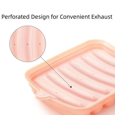 17.5*14cm Silikon worstvorm voor baby Complementary Food Food Grade Hot Dog Mould
