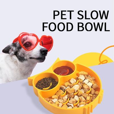 Cat Lick Mat Zuigbeker Pet Slow Feeding Bowl voor anti-verstopping en vaste positie