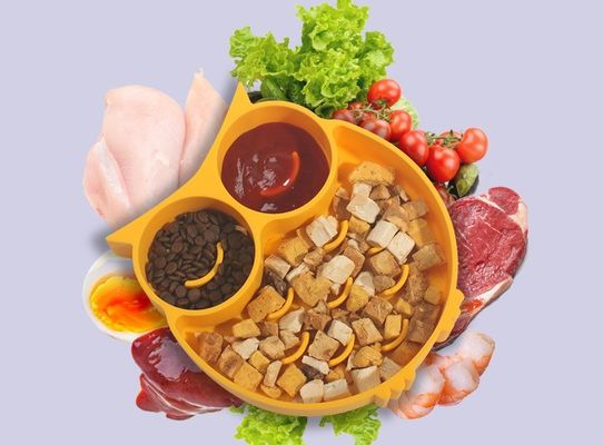 Cat Lick Mat Zuigbeker Pet Slow Feeding Bowl voor anti-verstopping en vaste positie