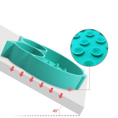 Cat Lick Mat Zuigbeker Pet Slow Feeding Bowl voor anti-verstopping en vaste positie
