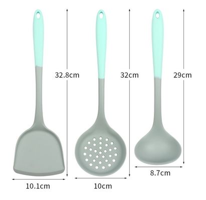 Voedingsmiddelen Silicone keukengerei Set voor niet-klevende kookgereedschappen 670g Huiskoken