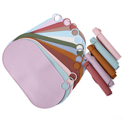 Moderne design ronde schelp silikoon placemat voor kinder eetkamer OEM/ODM Welkom