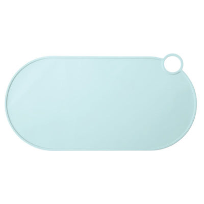 Moderne design ronde schelp silikoon placemat voor kinder eetkamer OEM/ODM Welkom
