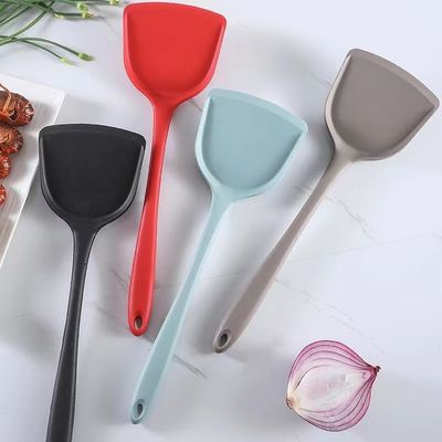 Commerciële Koper's Top Choice Food Grade Silicone Kooklepel Turner Spatula Schaaf