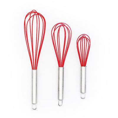 Multifunctionele siliconen ei whisk roeren gereedschappen voor thuis keuken 8/10/12 inch Beater