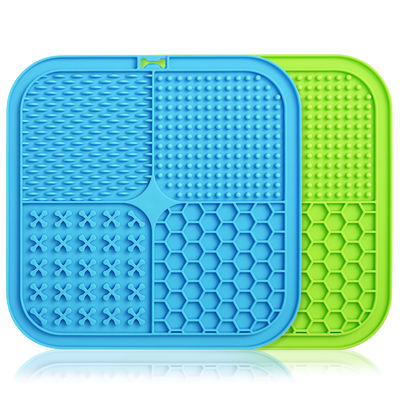 Silicone huisdierlakmat met zuigbekers Perfect voor langzame voedingsbakken en bad
