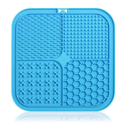 Silicone huisdierlakmat met zuigbekers Perfect voor langzame voedingsbakken en bad