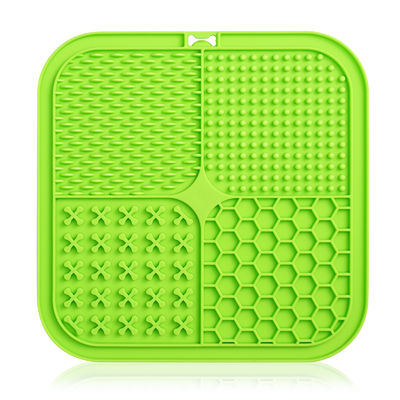 Silicone huisdierlakmat met zuigbekers Perfect voor langzame voedingsbakken en bad