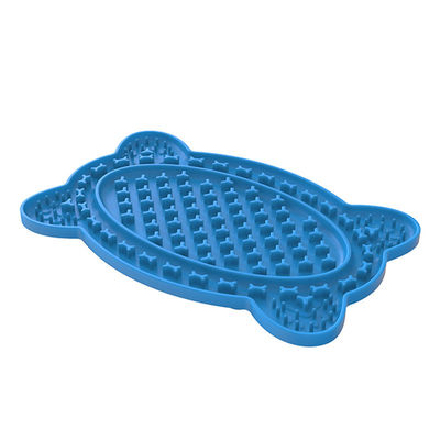 Voedselkwaliteit Silicone Afleidend Huisdier Kattenpoot Langzame Voeder Pad Voor Honden Met Zuigbekers